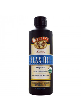 Barlean's, Organic Lignan Flax Oil, 16 fl oz (473 ml)