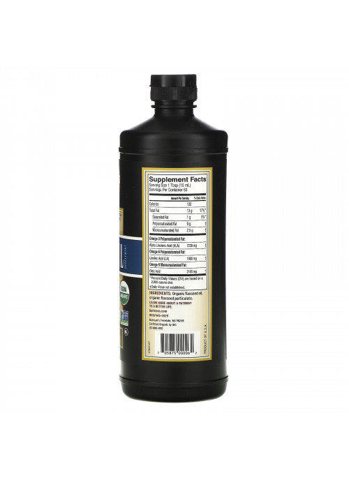 Barlean's, Organic Lignan Flax Oil, 32 fl oz (946 ml)