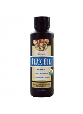 Barlean's, Organic Lignan Flax Oil, 8 fl oz (236 ml)