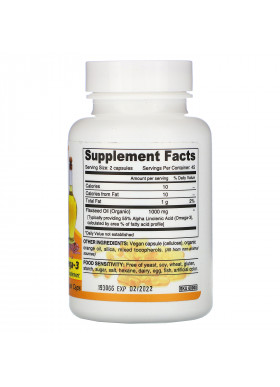 Deva, Premium Vegan Flaxseed Oil, 90 Vegan Caps