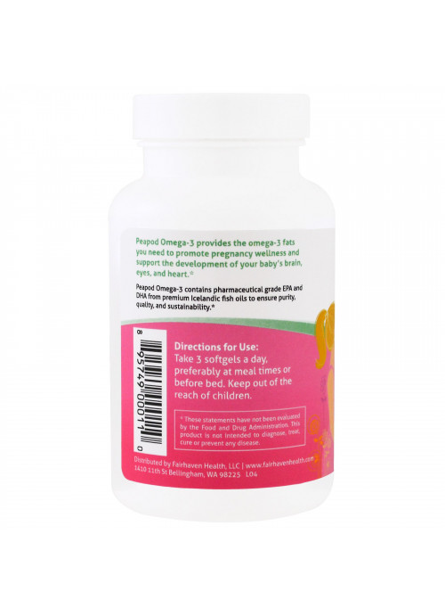 Fairhaven Health, Pregnancy Plus, Omega 3, 90 Softgels