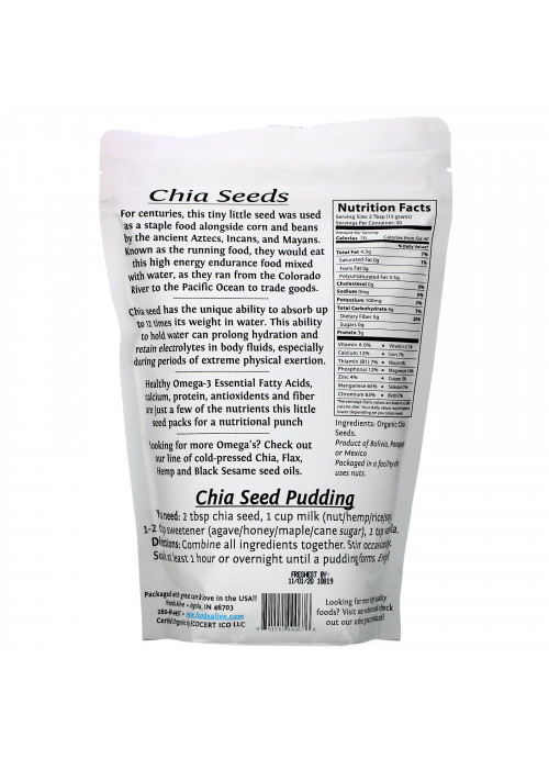 Foods Alive, Superfoods, Chia Seed, 16 oz (454 g)