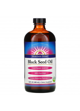 Heritage Store, Black Seed Oil, 16 fl oz (480 ml)