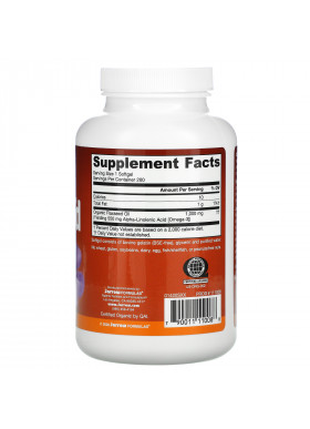 Jarrow Formulas, Flaxseed Oil, 1,000 mg, 200 Softgels