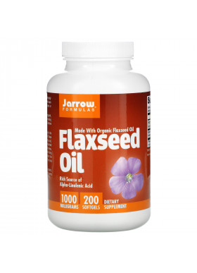 Jarrow Formulas, Flaxseed Oil, 1,000 mg, 200 Softgels