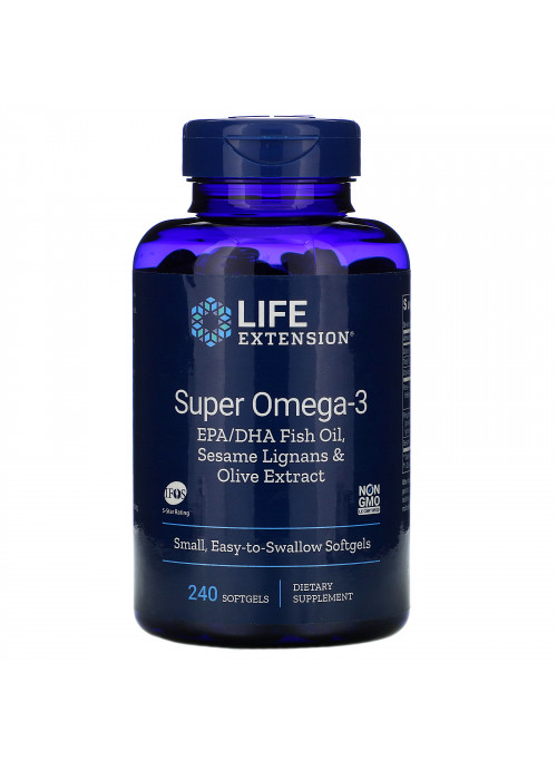 Life Extension, Super Omega-3, 240 Softgels