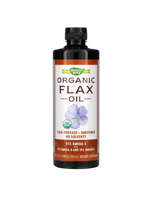 Nature's Way, Organic Flax Oil, 24 fl oz (720 ml)