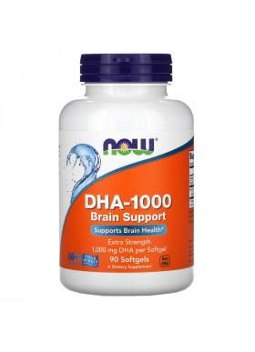 Now Foods, DHA-1000 Brain Support, Extra Strength, 1,000 mg, 90 Softgels