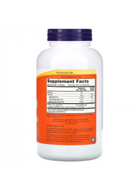 Now Foods, Flax Oil with Essential Omega-3's, 1,000 mg, 250 Softgels
