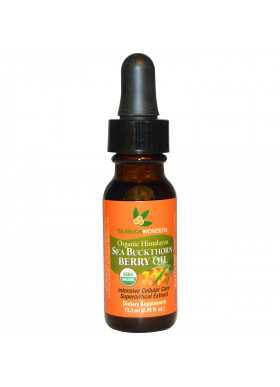 SeaBuckWonders, Organic Himalayan Sea Buckthorn Berry Oil, 0.45 fl oz (13.3 ml)