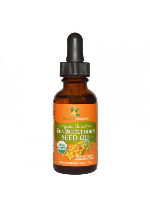 SeaBuckWonders, Organic Himalayan Sea Buckthorn Seed Oil, 1 oz (30 ml)