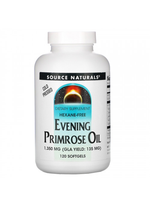 Source Naturals, Evening Primrose Oil, 1,350 mg, 120 Softgels