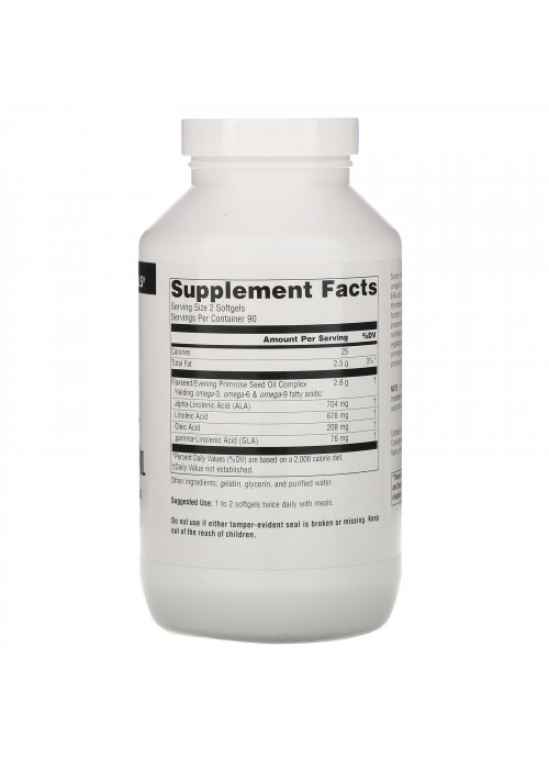 Source Naturals, Flax Seed-Primrose Oil, 1,300 mg, 180 Softgels