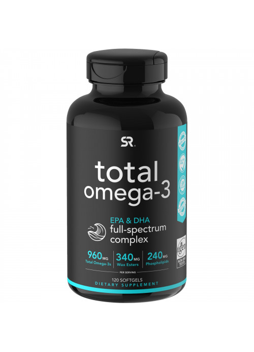 Sports Research, Total Omega-3, 120 Softgels