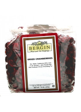 Bergin Fruit and Nut Company, Dried Cranberries, 12 oz (340 g)