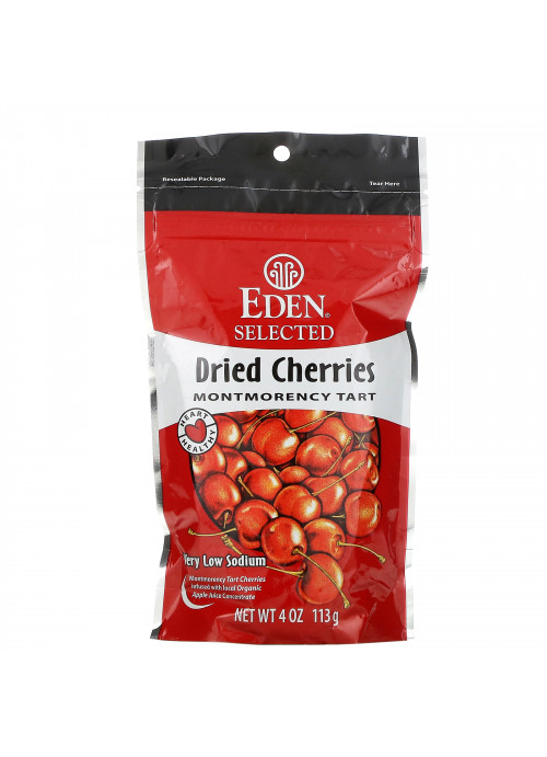 Eden Foods, Selected, Dried Cherries Montmorency Tart, 4 oz (113 g)