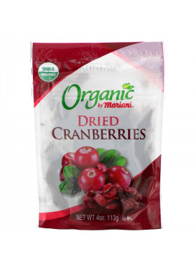 Mariani Dried Fruit, Organic Dried Cranberries, 4 oz (113 g)