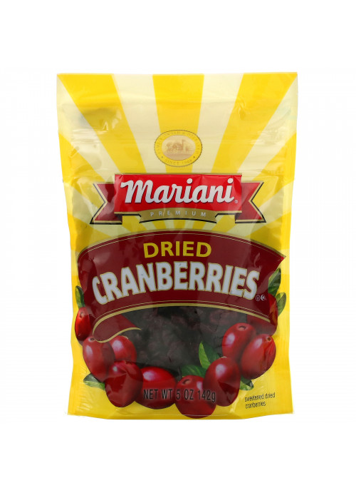 Mariani Dried Fruit, Premium Dried Cranberries, 5 oz (142 g)