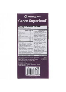 Amazing Grass, Green Superfood, Antioxidant, Sweet Berry , 15 Individual Packets, 0.24 oz (7 g) Each