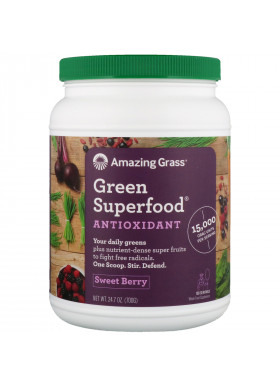 Amazing Grass, Green Superfood, Antioxidant, Sweet Berry, 24.7 oz (700 g)