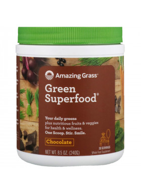 Amazing Grass, Green Superfood, Chocolate, 8.5 oz (240 g)