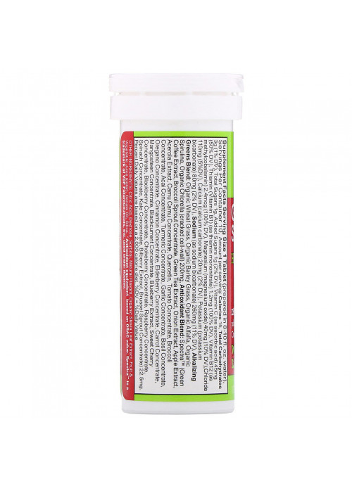 Amazing Grass, Green Superfood, Effervescent Greens Hydrate, Watermelon Lime Flavor, 10 Tablets