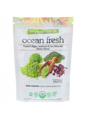 Beyond Fresh, Ocean Fresh, Organic Algae, Seaweed & Sea Minerals Master Blend, Natural Flavor, 6.35 oz (180 g)