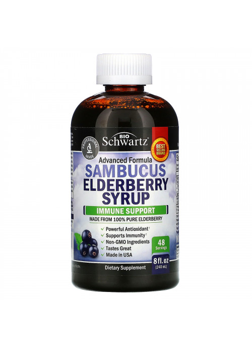 BioSchwartz, Sambucus Elderberry Syrup,  8 fl oz (240 ml)