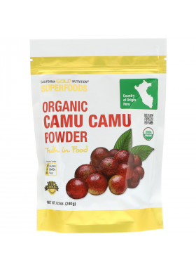 California Gold Nutrition, Superfoods, Organic Camu Camu Powder, 8.5 oz (240 g)