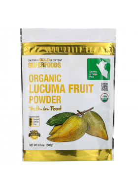 California Gold Nutrition, Superfoods, Organic Lucuma Fruit Powder, 8.5 oz (240 g)