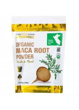 California Gold Nutrition, Superfoods, Organic Maca Root Powder, 8.5 oz (240 g)