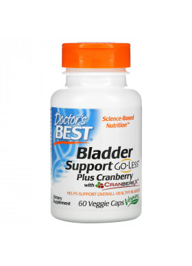 Doctor's Best, Bladder Support Plus Cranberry With CranbereX, 60 Veggie Caps