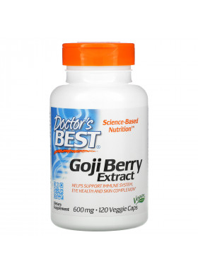 Doctor's Best, Goji Berry Extract, 600 mg, 120 Veggie Caps