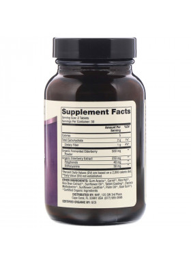 Dr. Mercola, Organic Fermented Elderberry, 60 Tablets