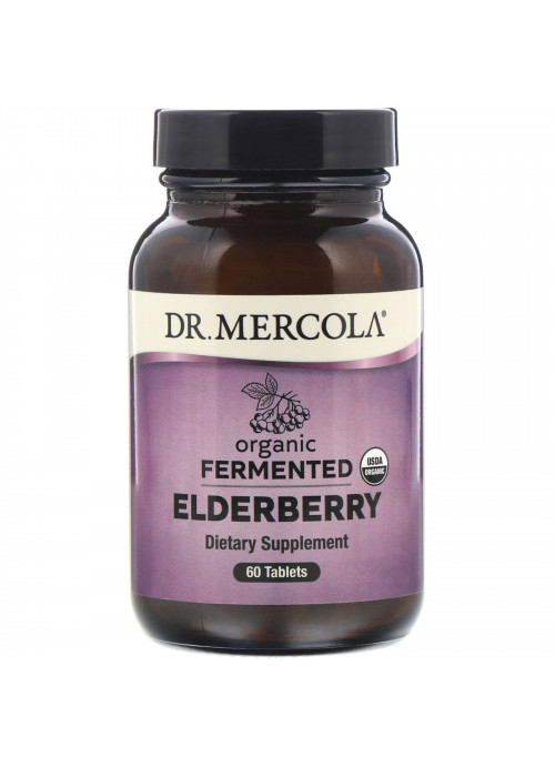 Dr. Mercola, Organic Fermented Elderberry, 60 Tablets