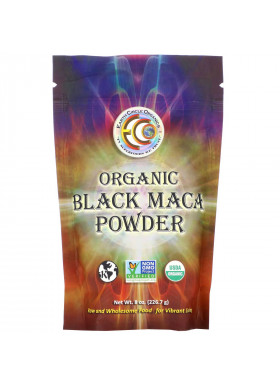 Earth Circle Organics, Organic Black Maca Powder, 8 oz (226.7 g)