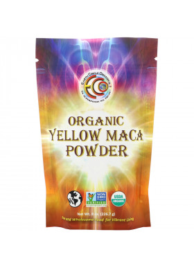 Earth Circle Organics, Organic Yellow Maca Powder, 8 oz (226.7 g)