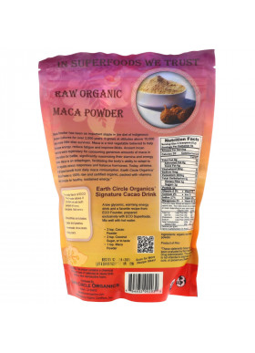 Earth Circle Organics, Raw Organic Maca Powder, 16 oz (454 g)