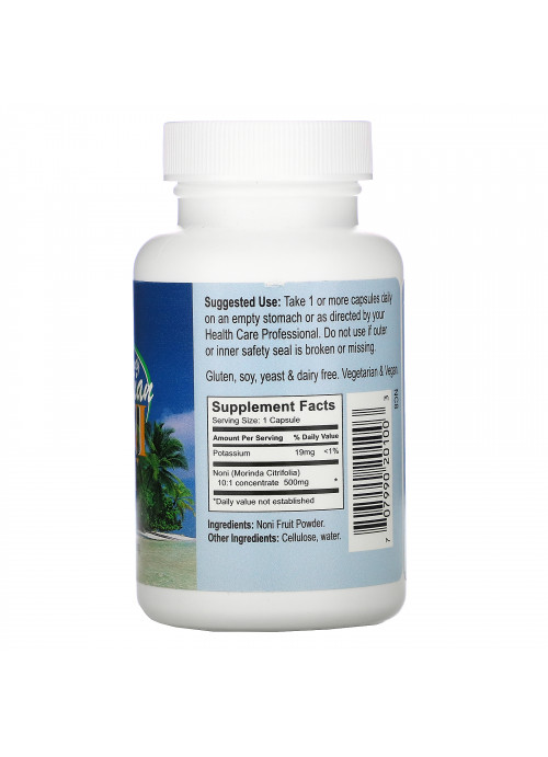 Earth's Bounty, Noni Fruit, Hawaiian, 500 mg, 60 Vegetarian Capsules