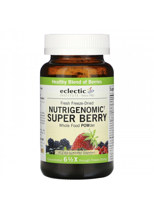 Eclectic Institute, Fresh Freeze-Dried, Nutrigenomic Super Berry, Whole Food POWder, 3.2 oz (90 g)