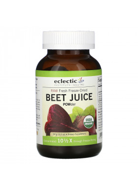 Eclectic Institute, Raw Fresh Freeze-Dried, Beet Juice POWder, 3.2 oz (90 g)