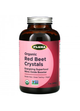 Flora, Organic Red Beet Crystals, 7 oz (200 g)