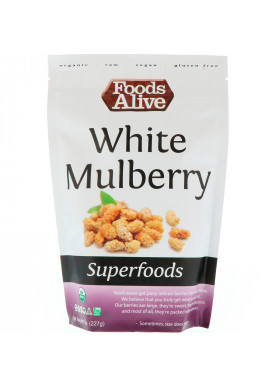 Foods Alive, Superfoods, White Mulberry, 8 oz (227 g)