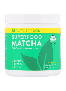 Further Food, Superfood Matcha, 2.65 oz (75 g)