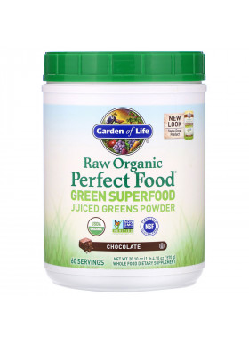 Garden of Life, RAW Organic Perfect Food Green Super Food, Chocolate, 20.10 oz (570 g)