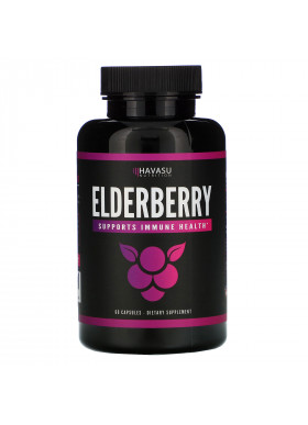 Havasu Nutrition, Elderberry, 60 Capsules