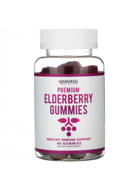 Havasu Nutrition, Premium Elderberry Gummies, 60 Gummies