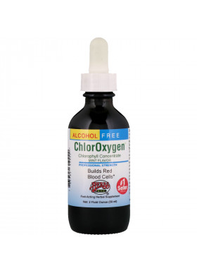 Herbs Etc., ChlorOxygen, Chlorophyll Concentrate, Alcohol Free, Mint Flavor, 2 fl oz (59 ml)