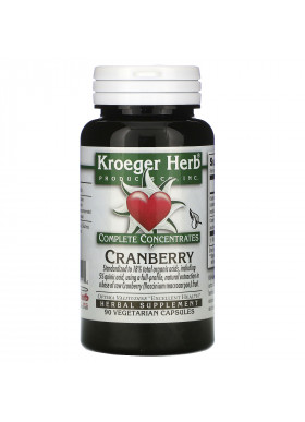 Kroeger Herb Co, Complete Concentrates, Cranberry, 90 Vegetarian Capsules