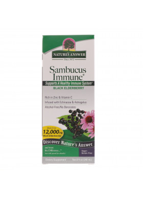 Nature's Answer, Sambucus Immune, Infused with Echinacea & Astragalus, 12,000 mg, 8 fl oz (240 ml)